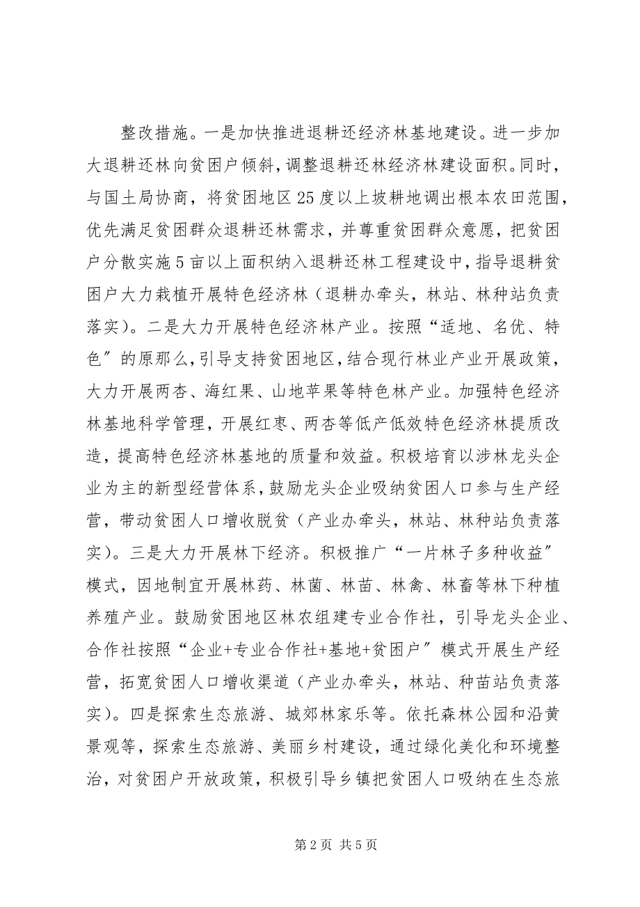 2023年生态脱贫存在问题的整改方案.docx_第2页