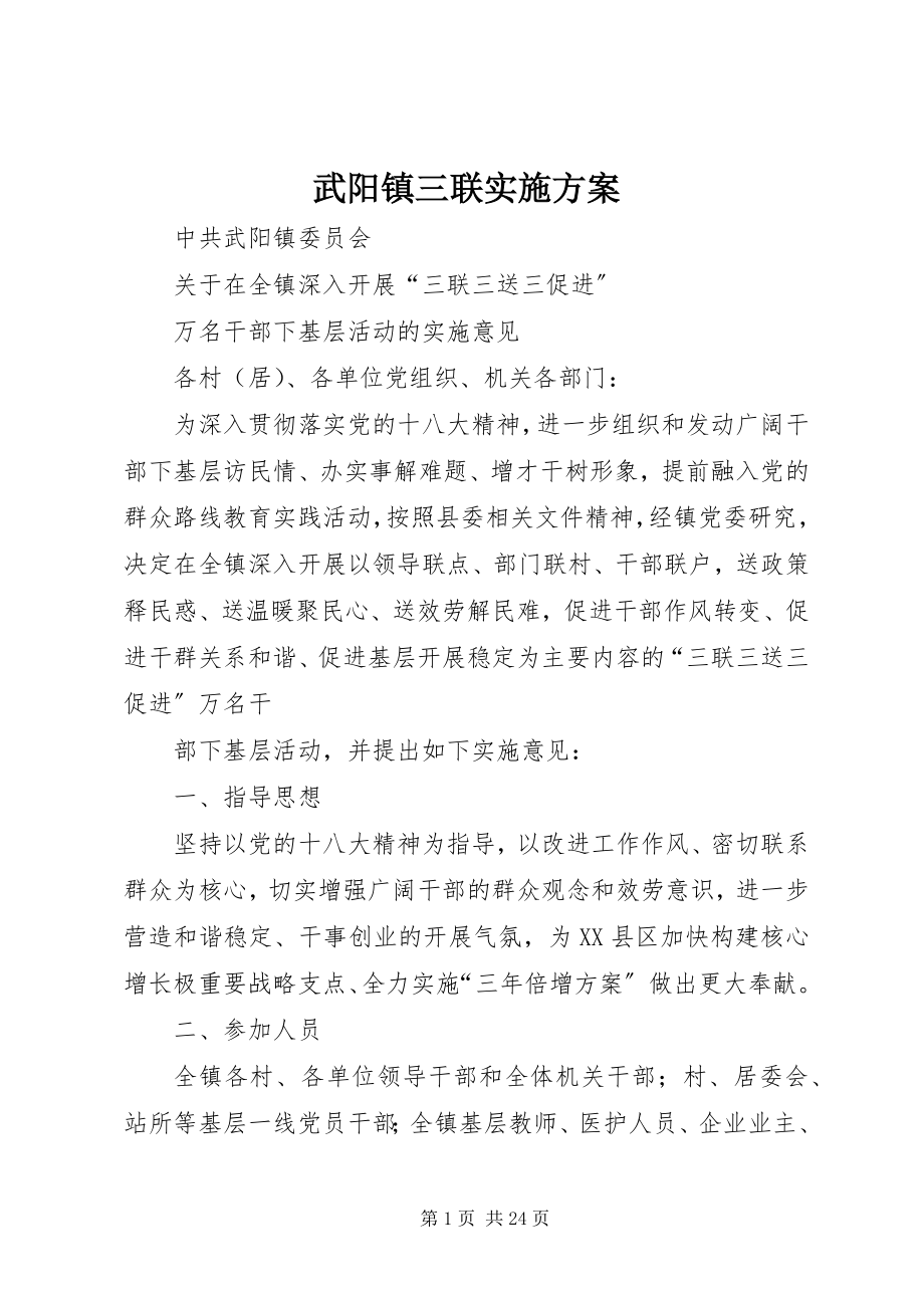 2023年武阳镇三联实施方案.docx_第1页