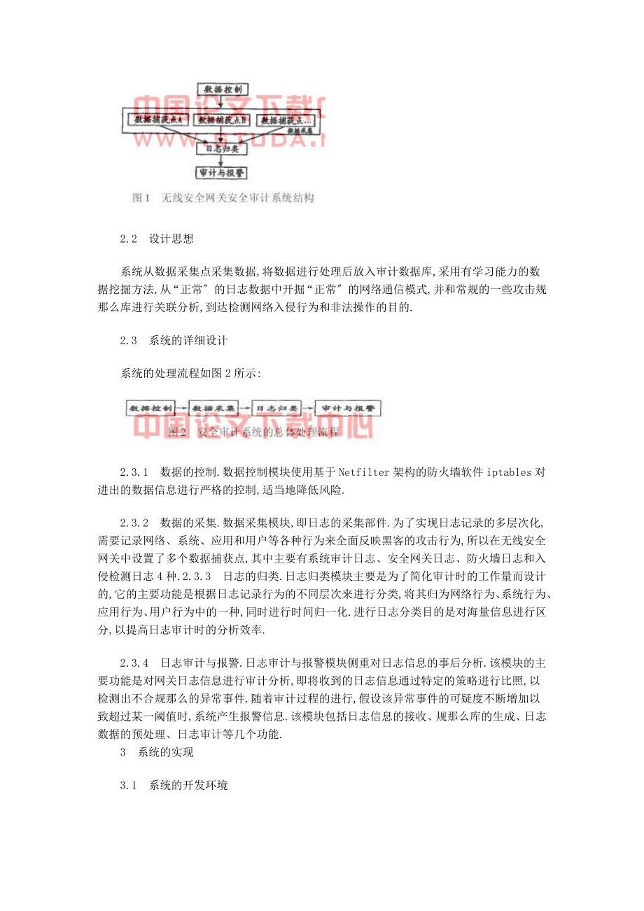 2023年无线网关安全审计系统的设计与实现.doc_第2页