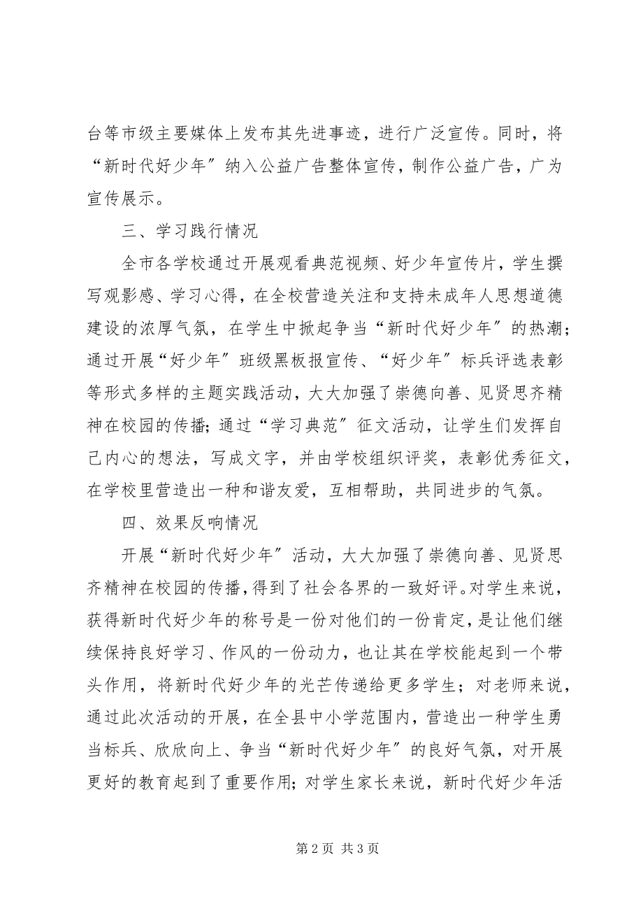 2023年新时代好少年学习宣传活动总结.docx_第2页