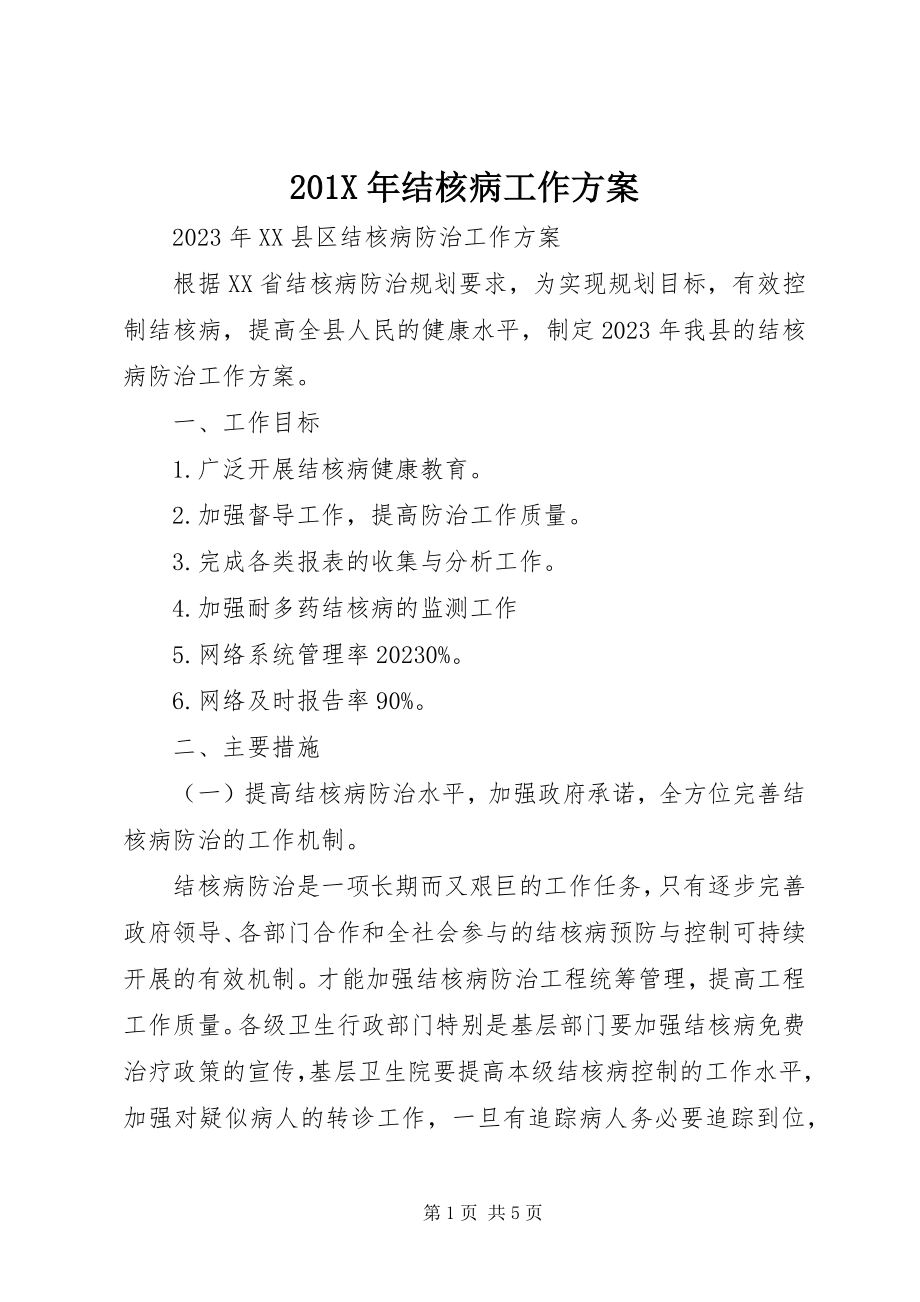 2023年结核病工作计划.docx_第1页