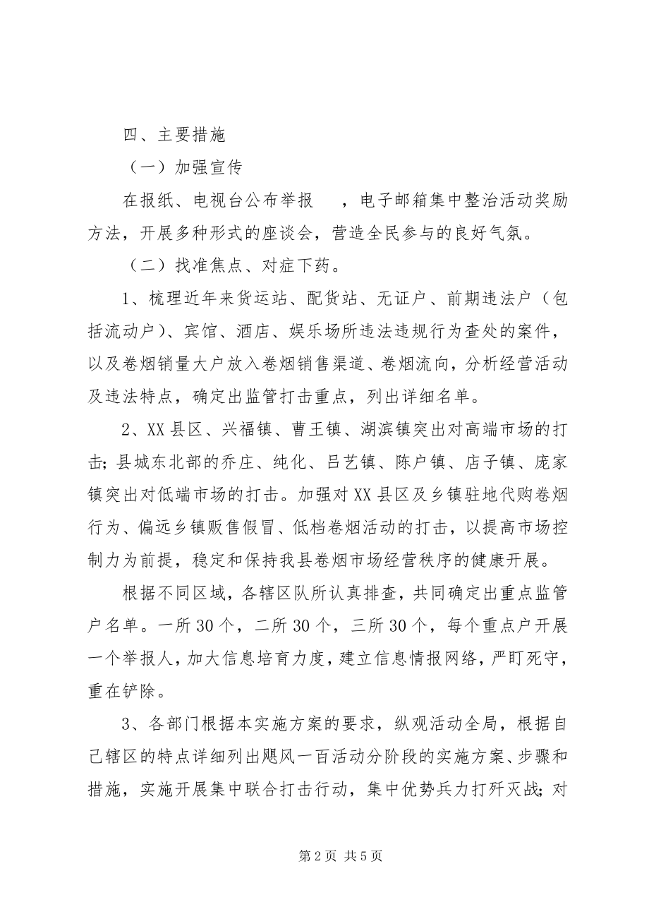 2023年县烟草专卖局市场治理专项行动方案.docx_第2页