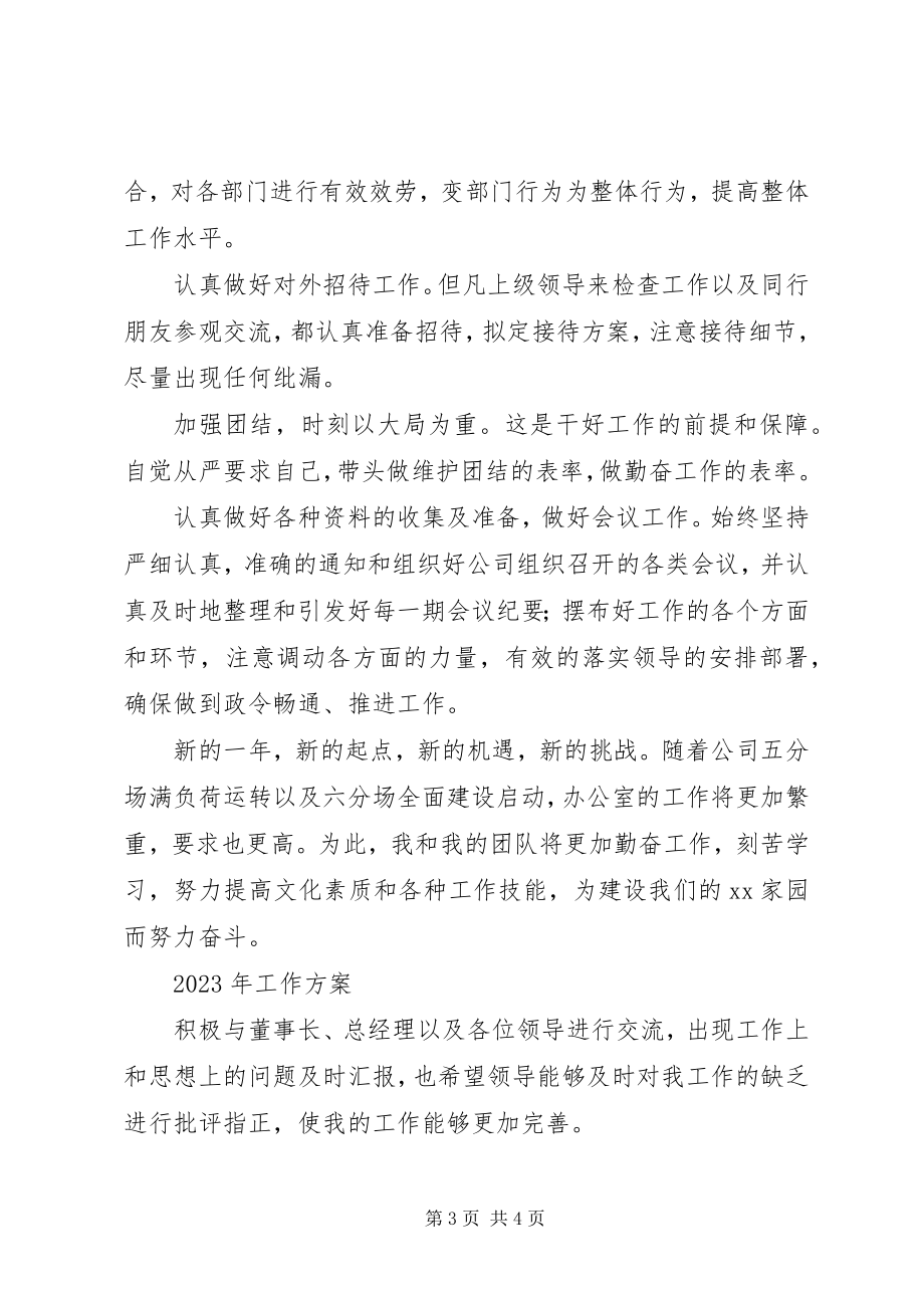 2023年办公室年终工作总结和计划讲话材料新编.docx_第3页