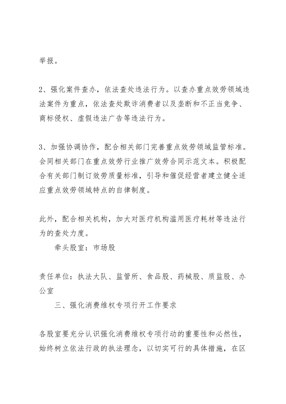 2023年工商局强化消费维权专项行动方案.doc_第3页