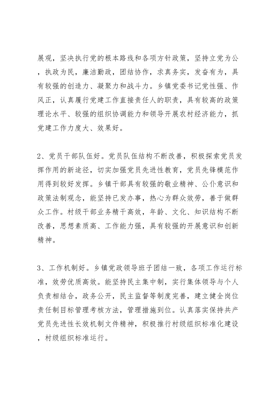 2023年关于乡镇推进五个好党组织创建活动的实施方案.doc_第2页