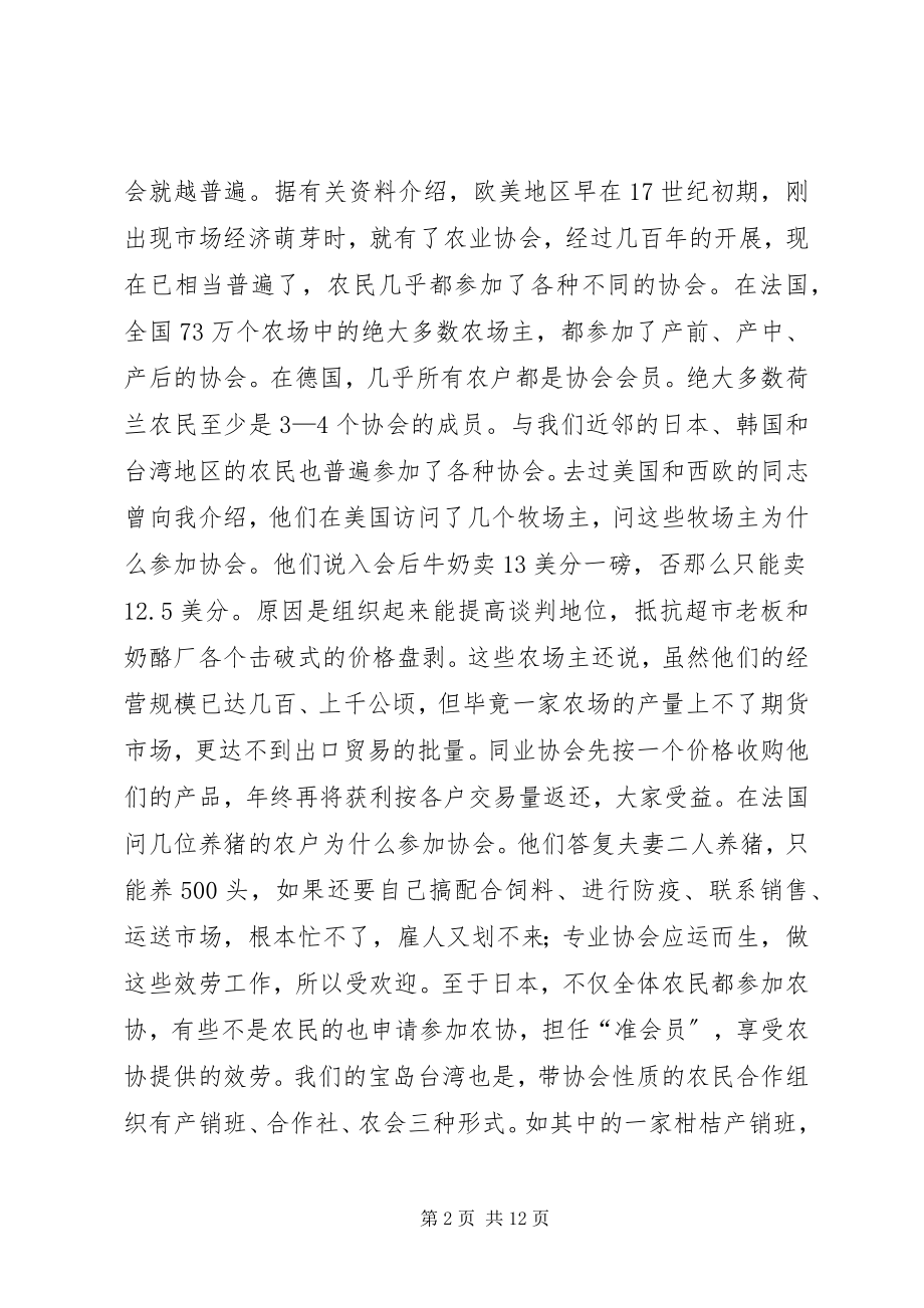 2023年在全市农业生产与农产品流通协会工作经验交流会上的致辞1.docx_第2页