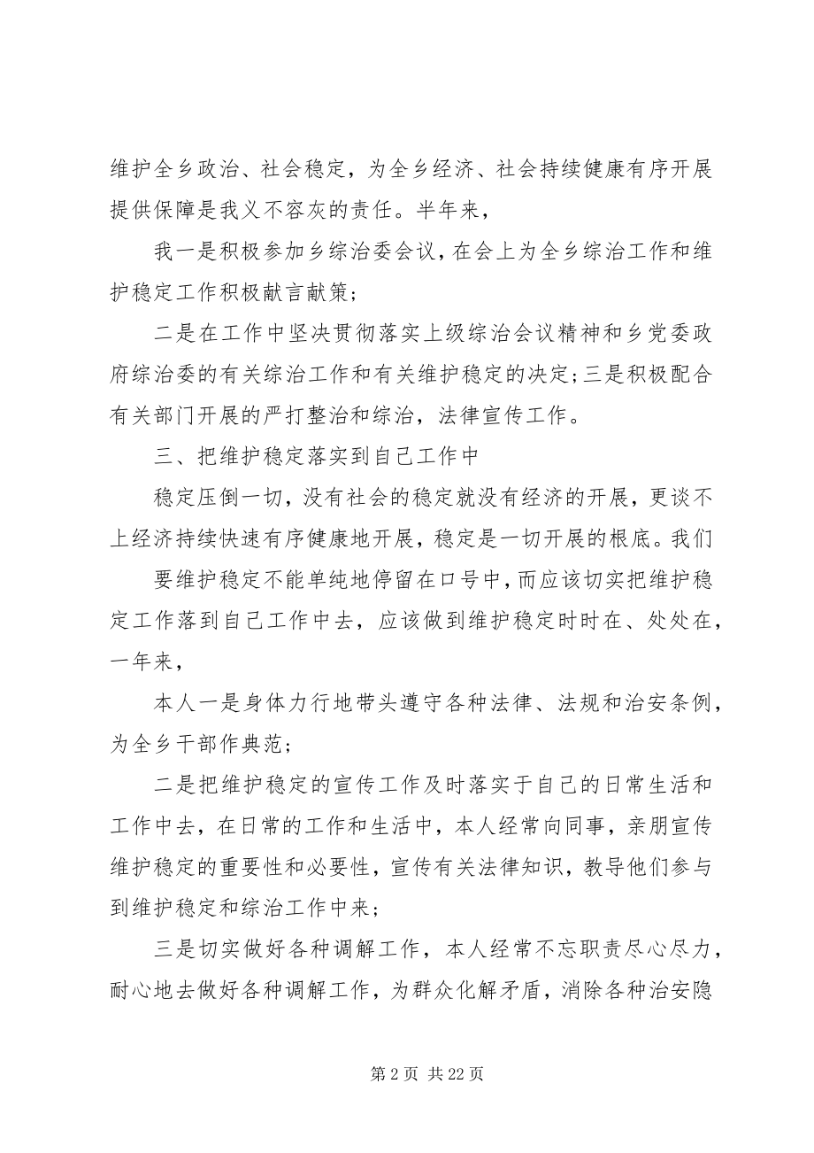 2023年半年综治个人工作总结新编.docx_第2页