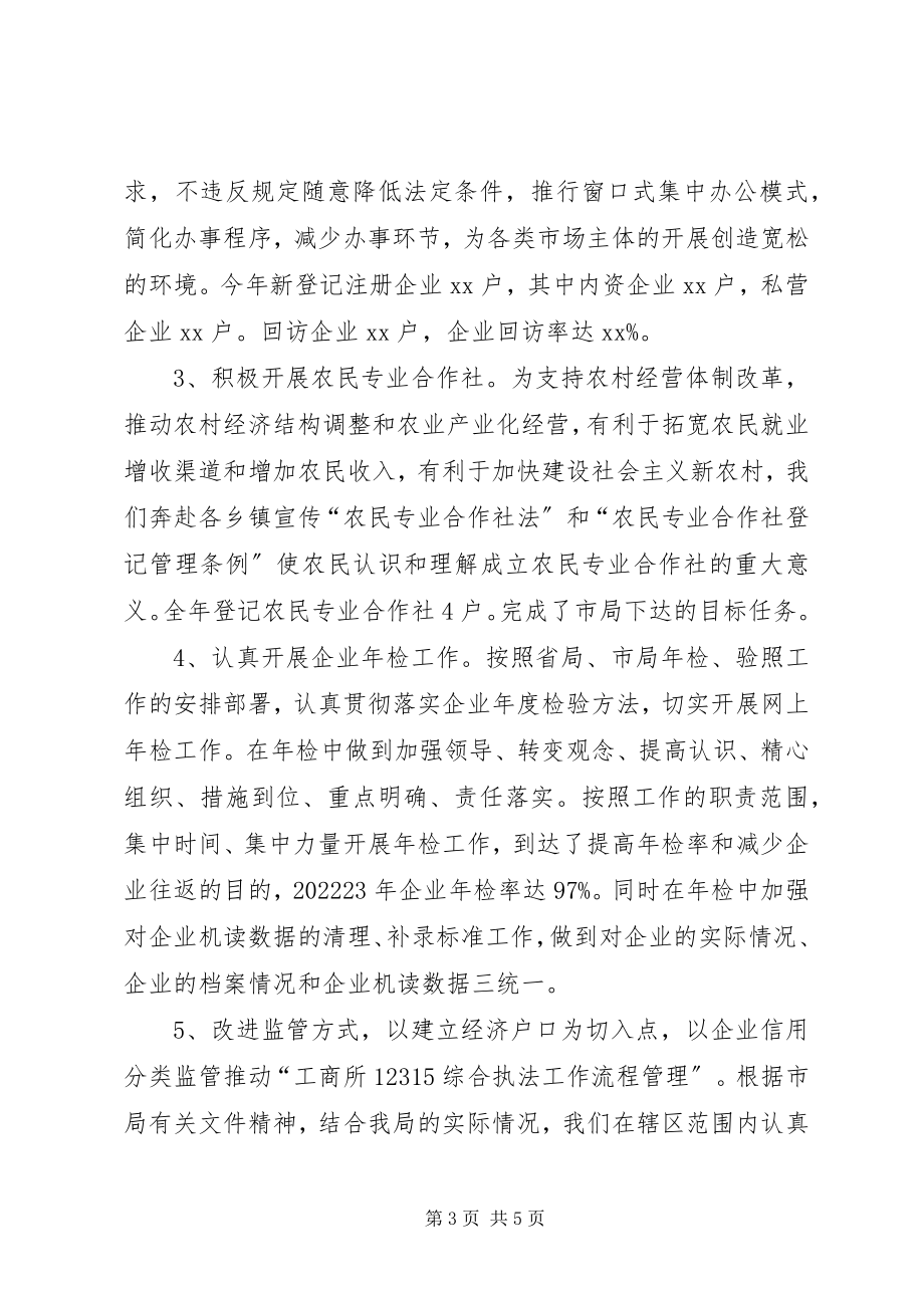 2023年工商企业登记工作年终总结.docx_第3页