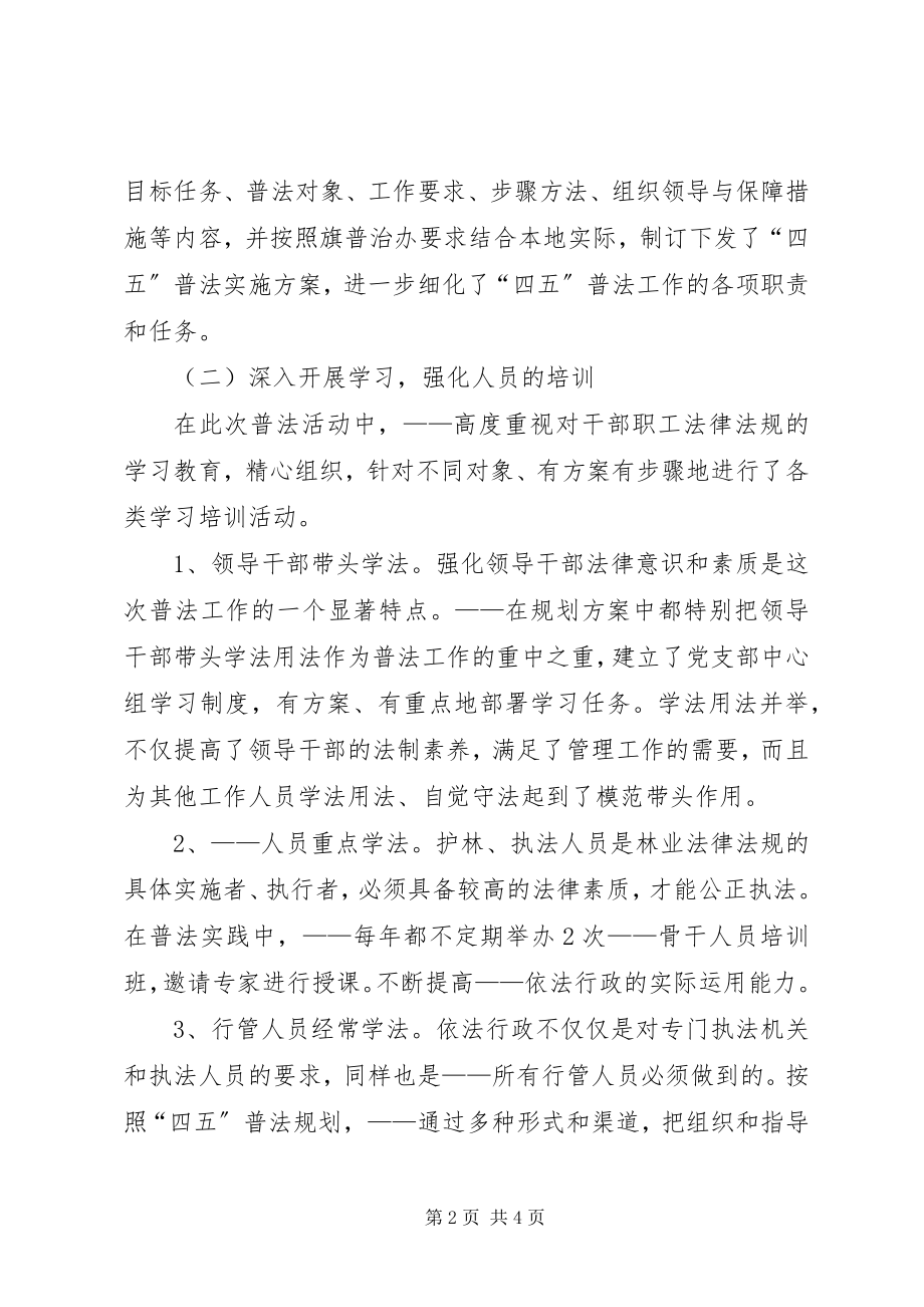 2023年四五普法四五普法综合治理工作总结.docx_第2页