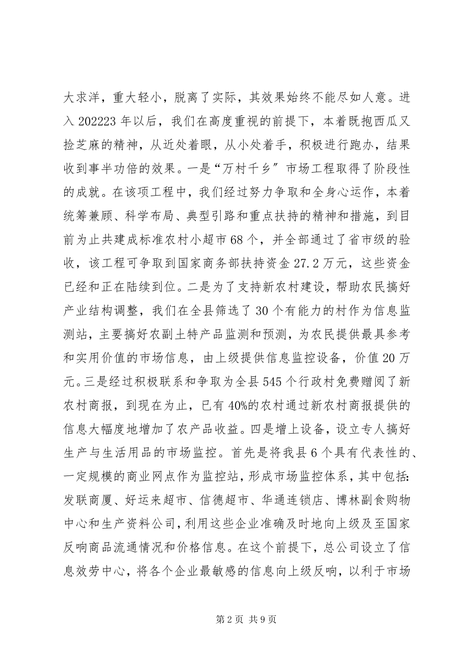 2023年商业公司年度工作总结.docx_第2页