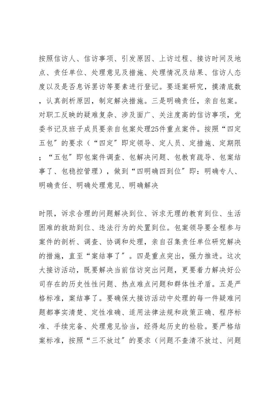 2023年关于省电力开发公司开展党委书记大接访活动的实施方案.doc_第3页