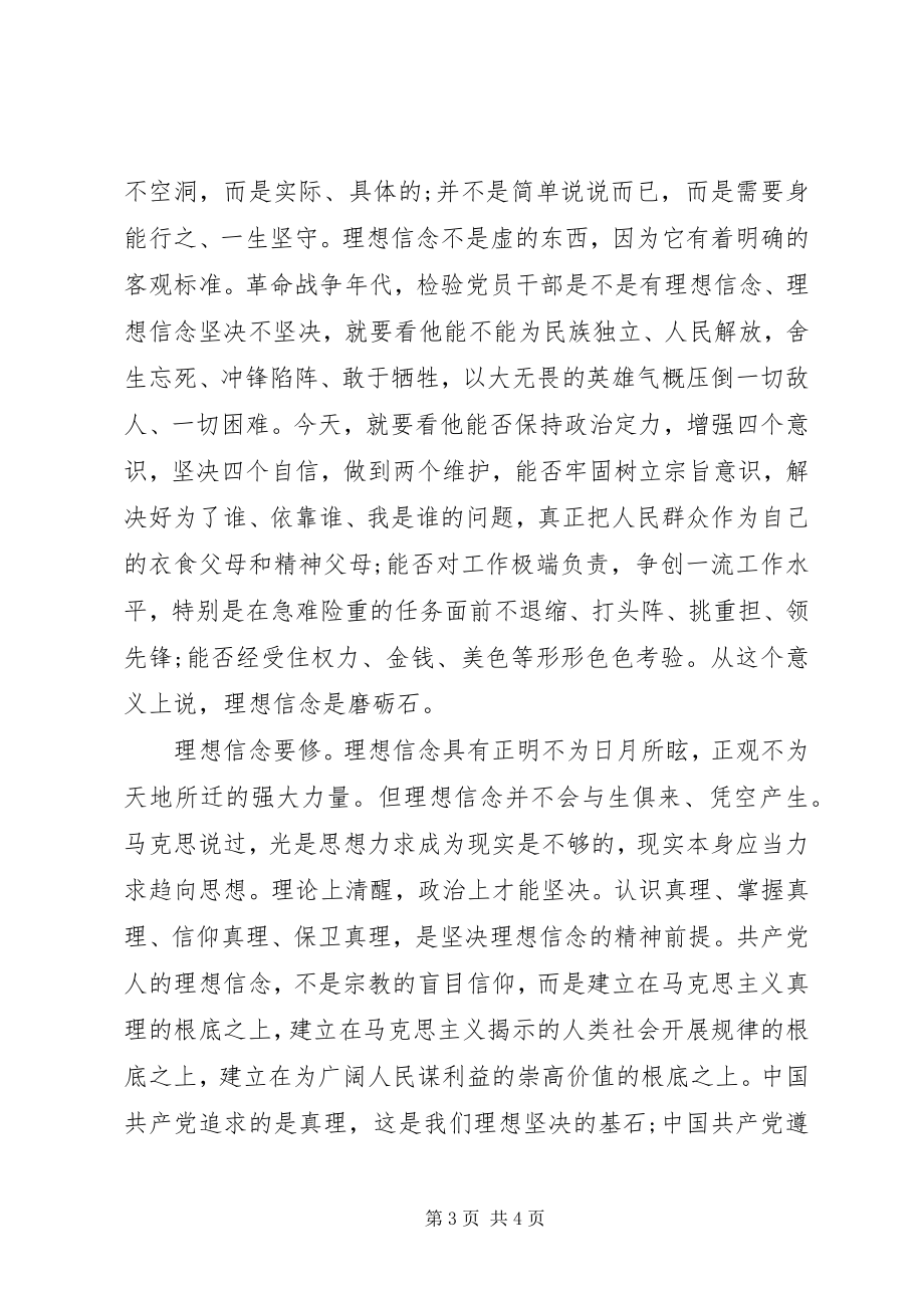 2023年让理想信念之火永不熄灭.docx_第3页