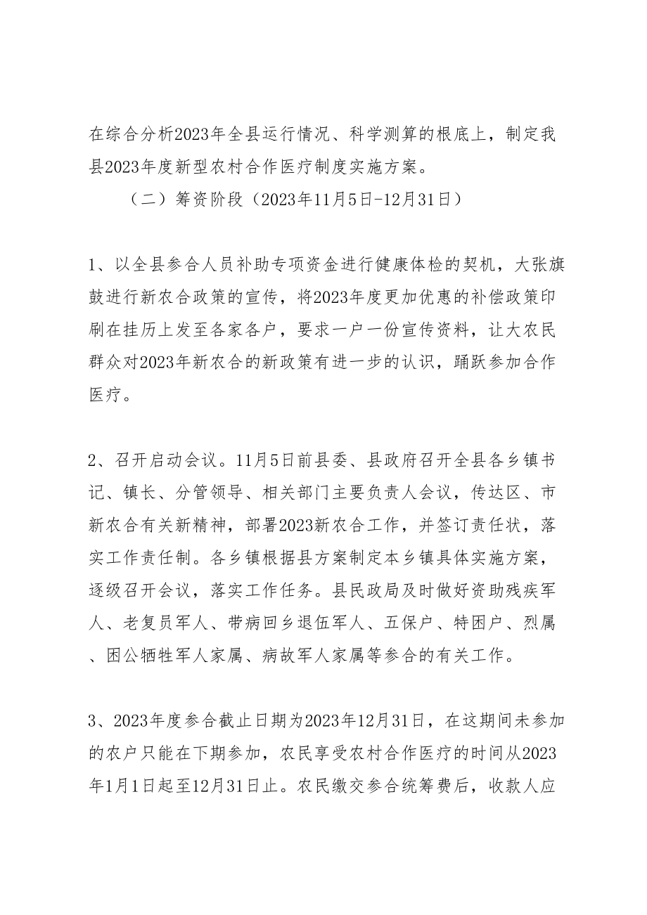 2023年县年新型农村合作医疗制度实施方案新编.doc_第3页