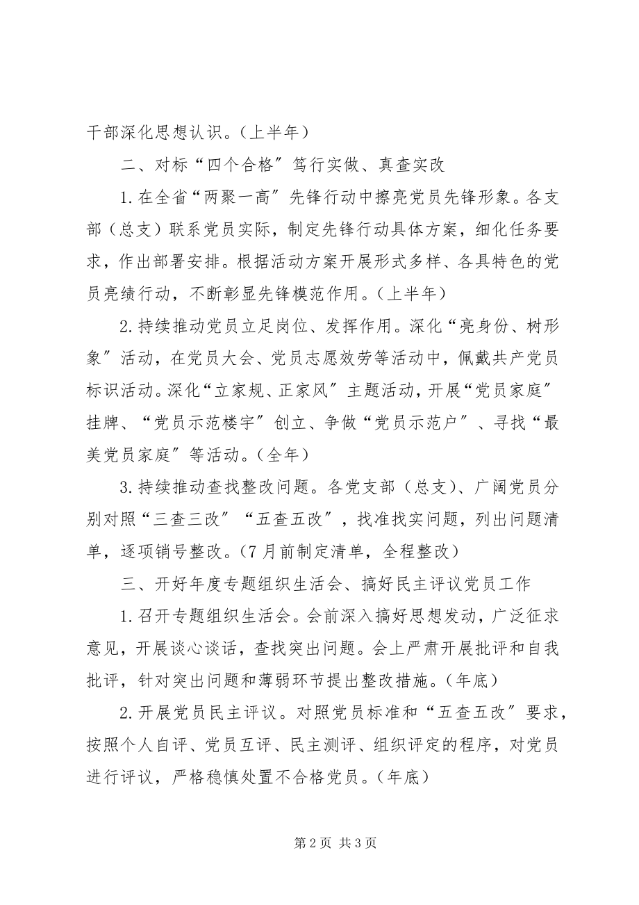 2023年市商务系统“两学一做”学习教育常态化工作安排.docx_第2页