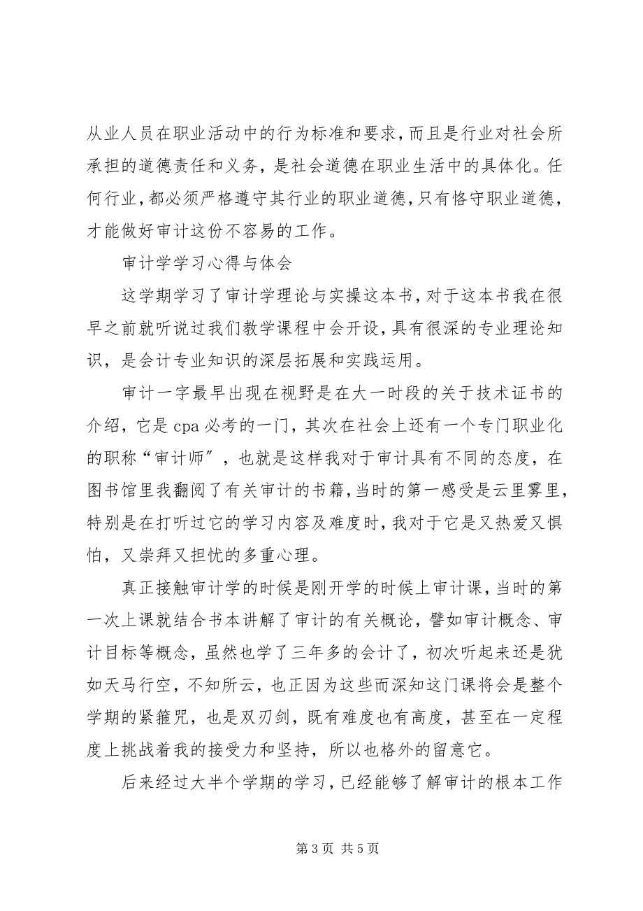 2023年学习审计学的心得体会.docx_第3页