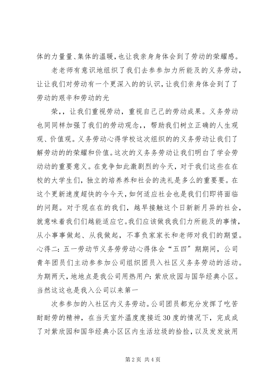 2023年义务劳动心得体会大全.docx_第2页