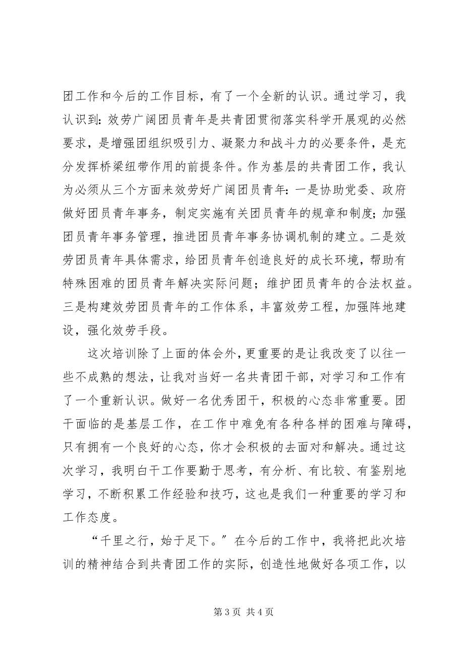 2023年乡镇团委书记培训总结.docx_第3页