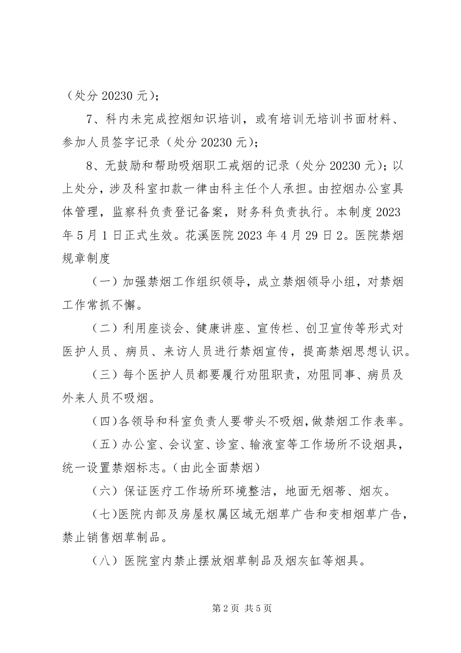 2023年医院禁烟规章制度.docx_第2页