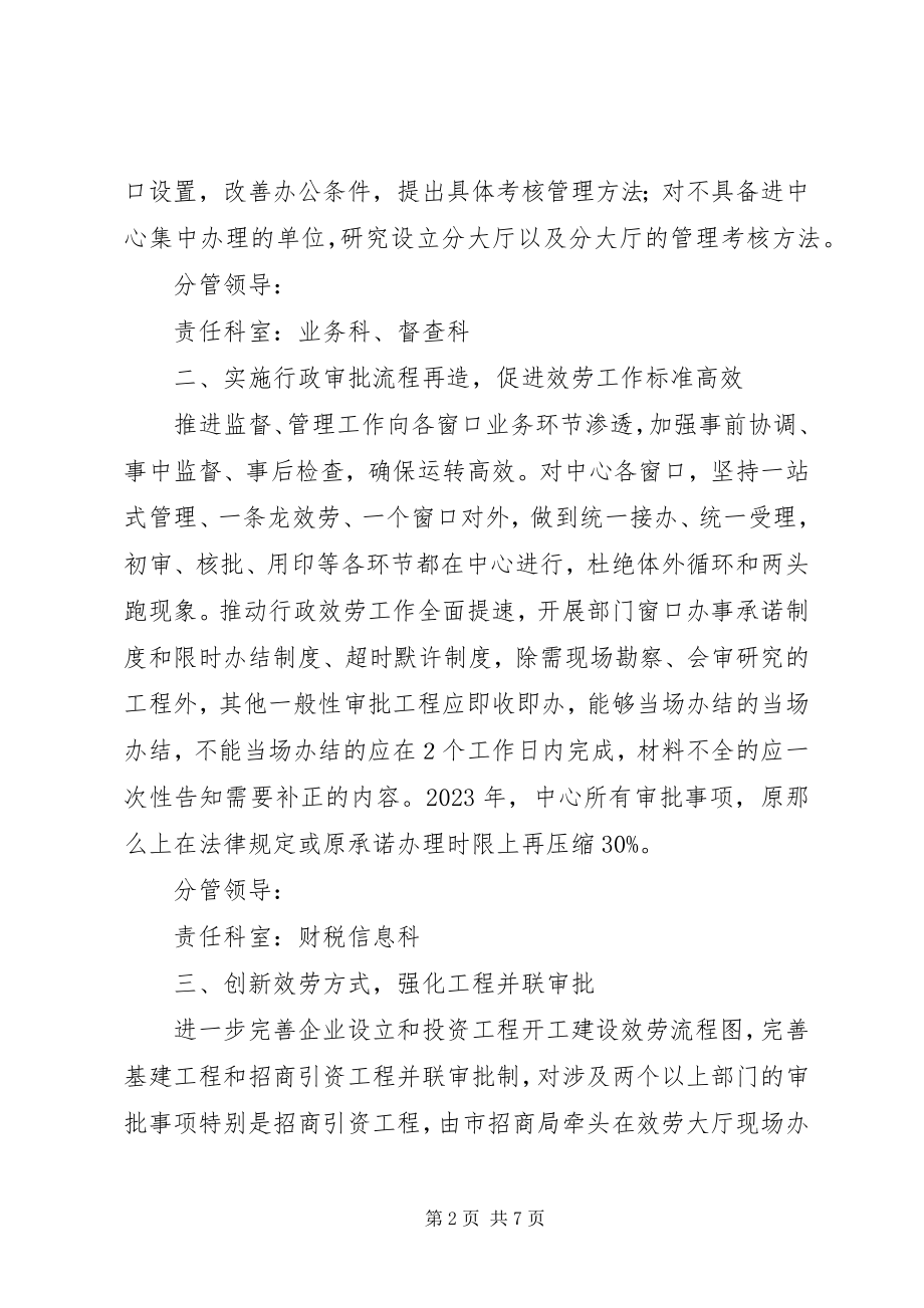 2023年行政服务中心工作要点.docx_第2页