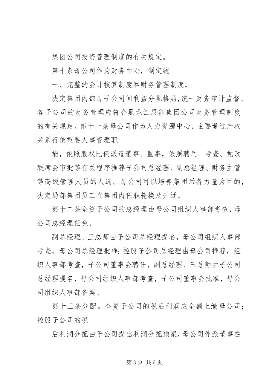 2023年2黑龙江辰能集团公司母子公司管理制度修改新编.docx_第3页