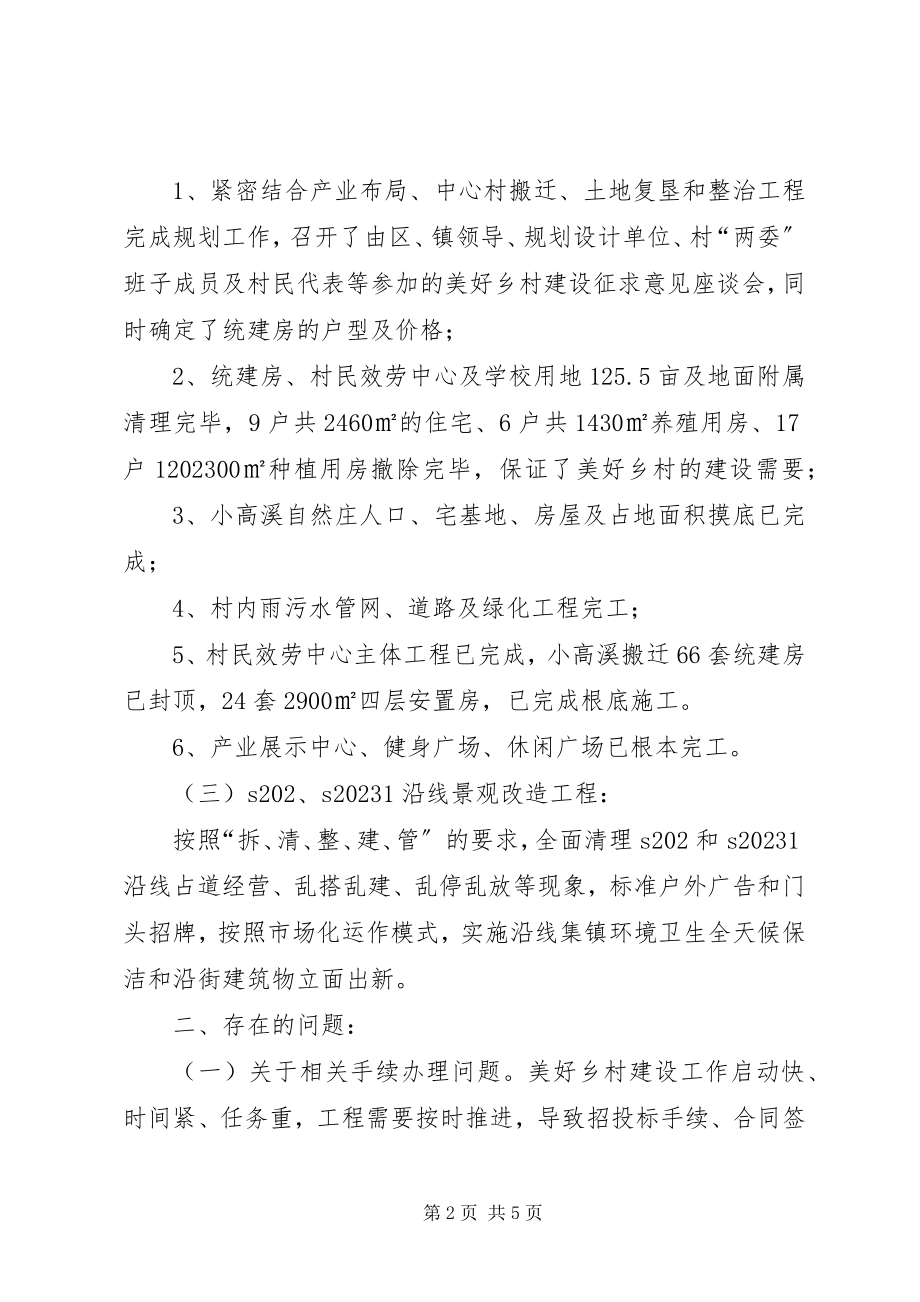 2023年乡镇美好乡村建设工作汇报材料.docx_第2页