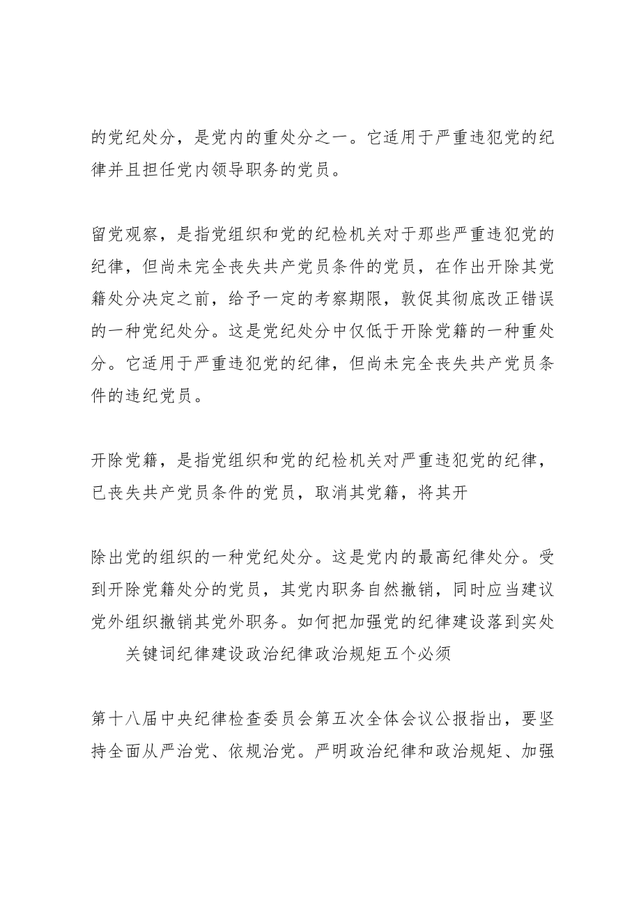 2023年廉洁自律准则和条例党的纪律处分主要有.doc_第2页