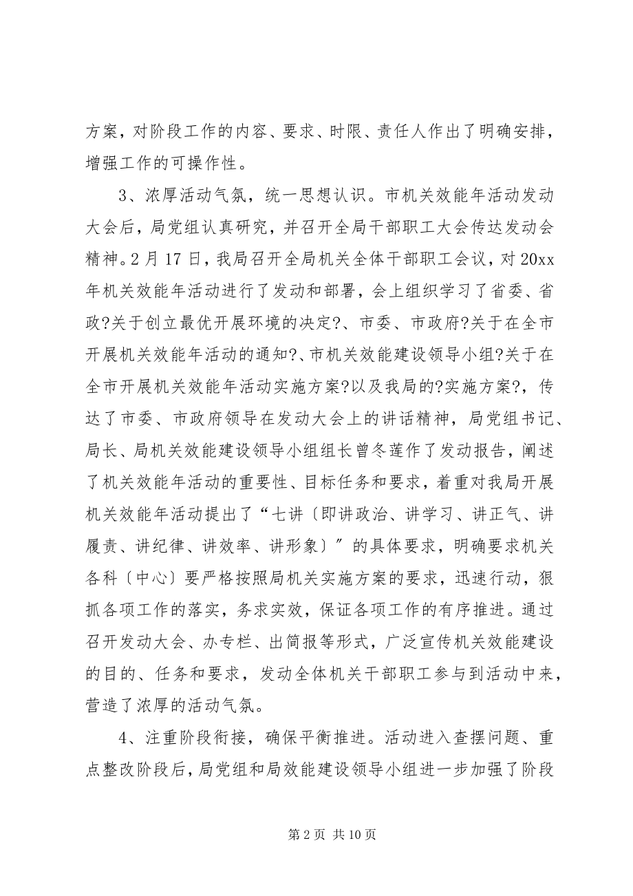 2023年民营企业局上半年机关效能工作总结.docx_第2页