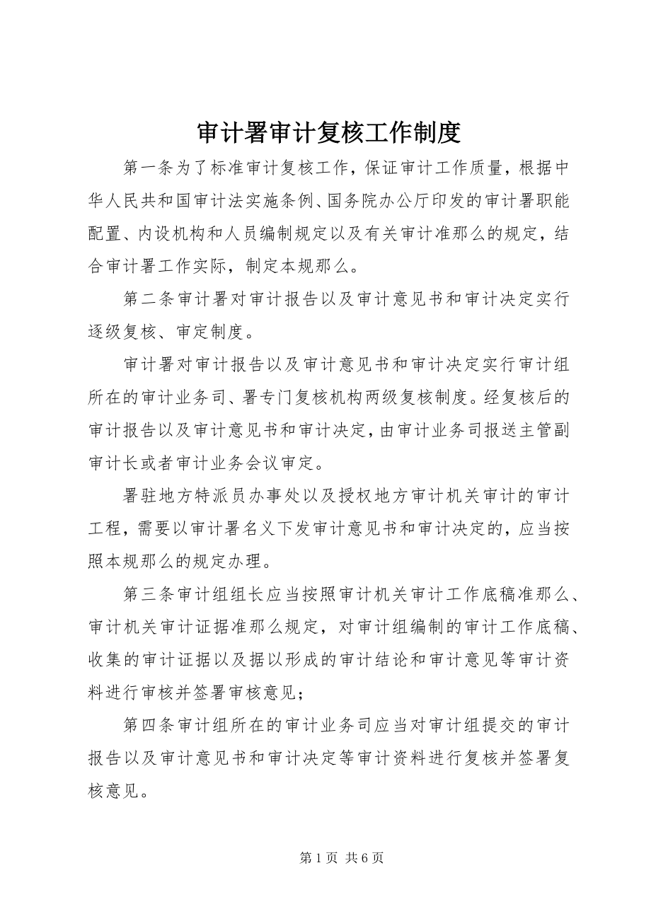 2023年审计署审计复核工作制度.docx_第1页