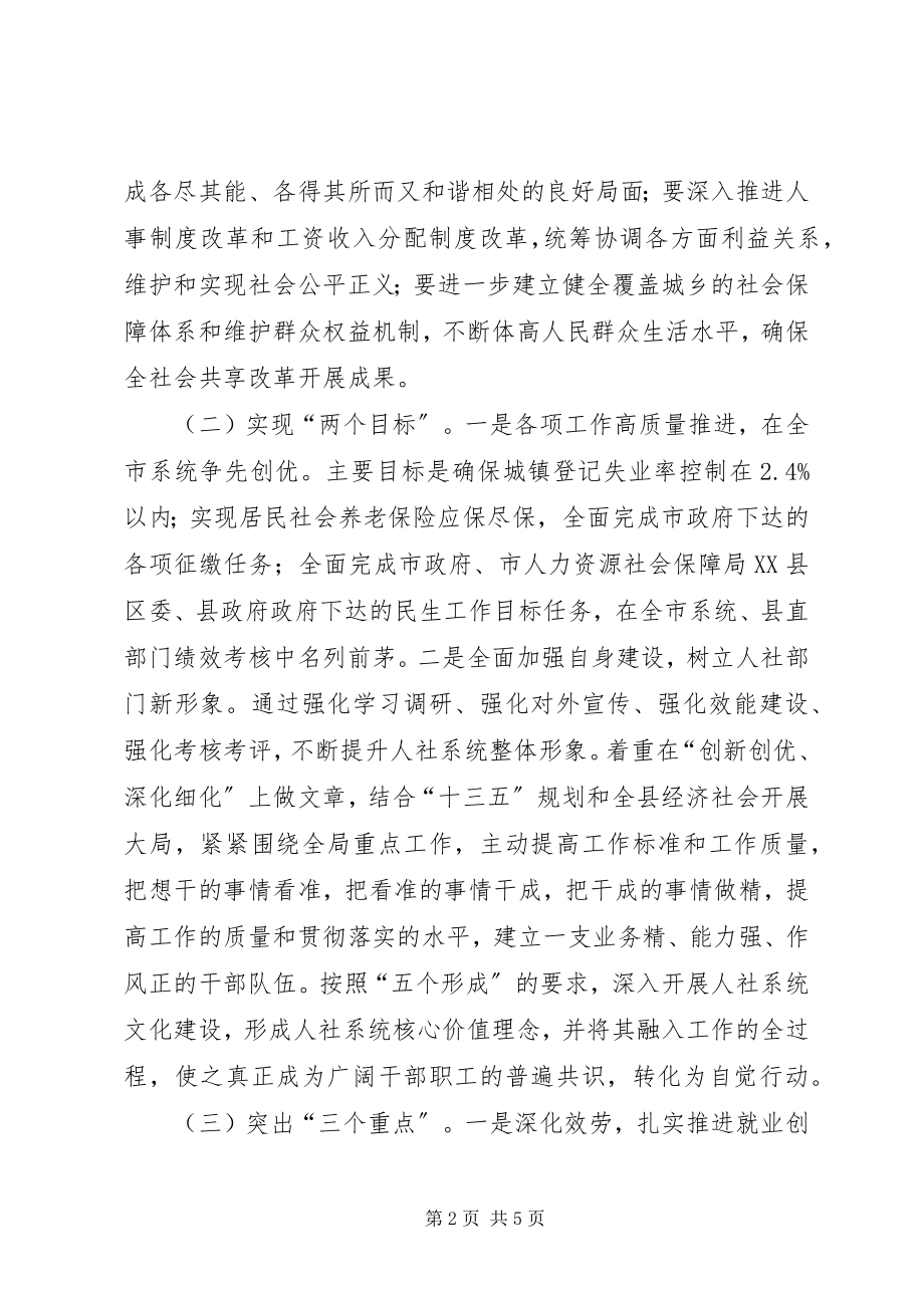 2023年人力资源社会保障工作计划.docx_第2页