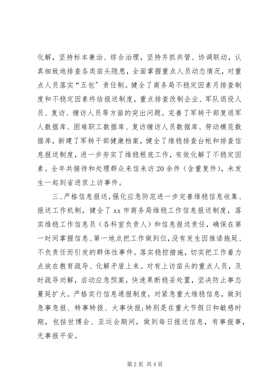 2023年市商务局维稳工作总结.docx_第2页