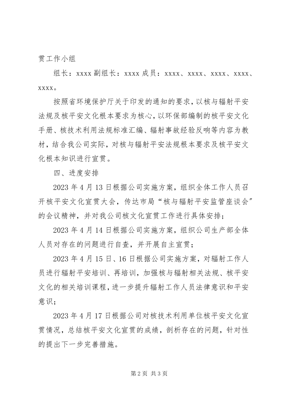 2023年核安全文化宣贯方案.docx_第2页