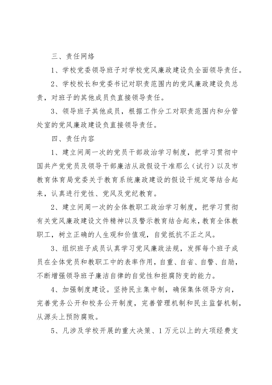 2023年大扬附中党风廉政建设责任制实施方案新编.docx_第2页