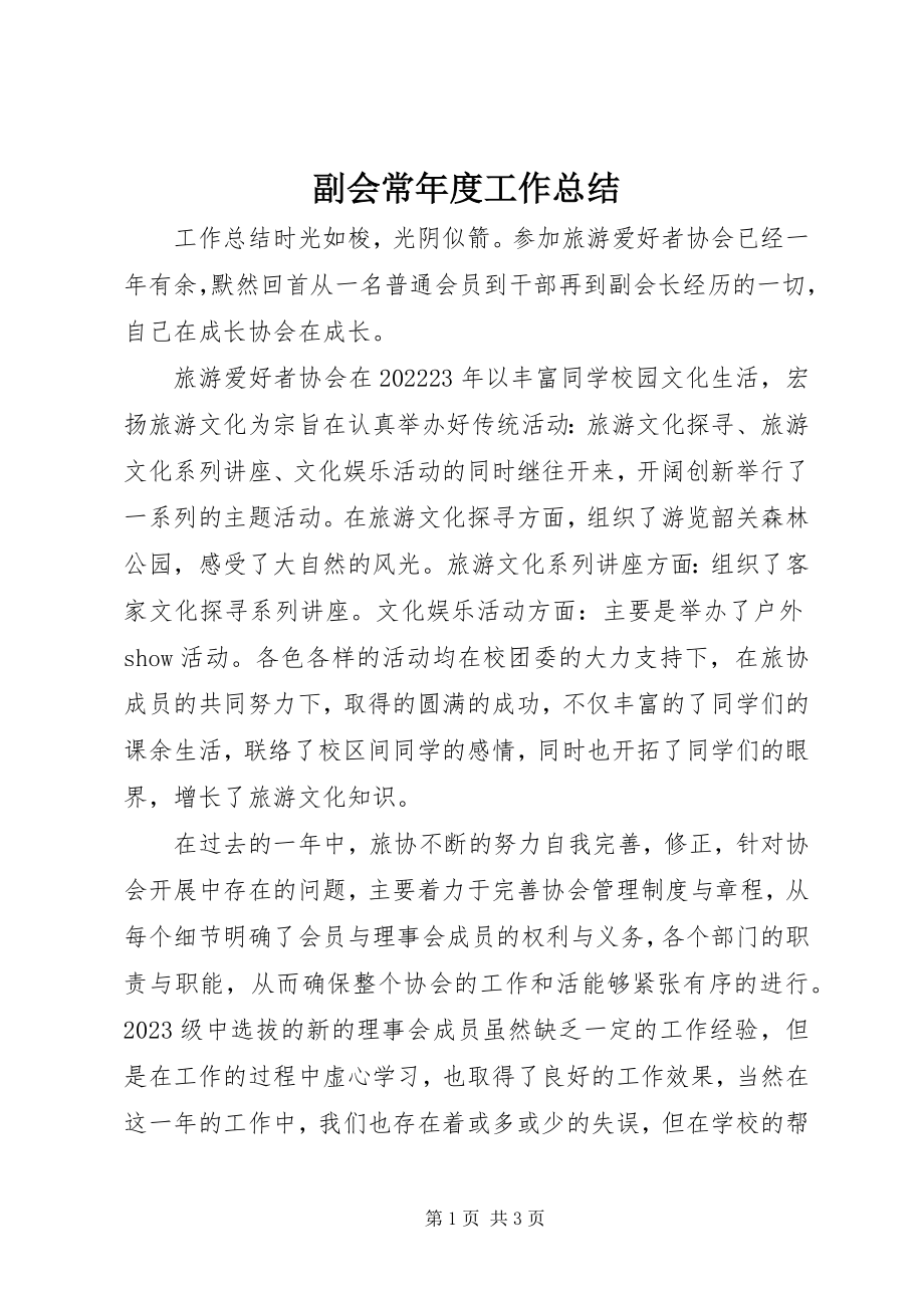 2023年副会长年度工作总结.docx_第1页