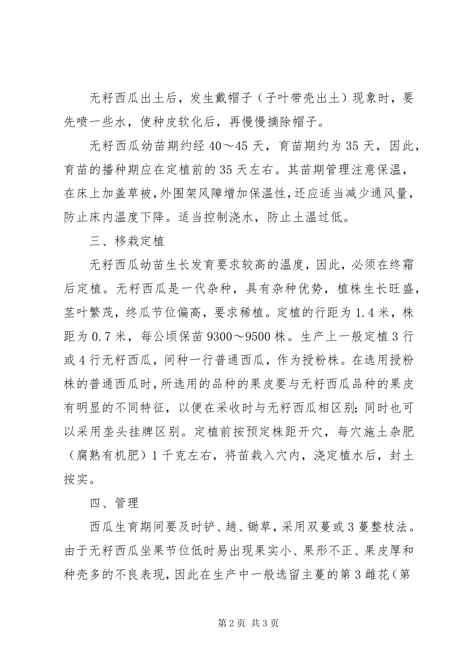 2023年无籽西瓜栽培技术要点.docx_第2页