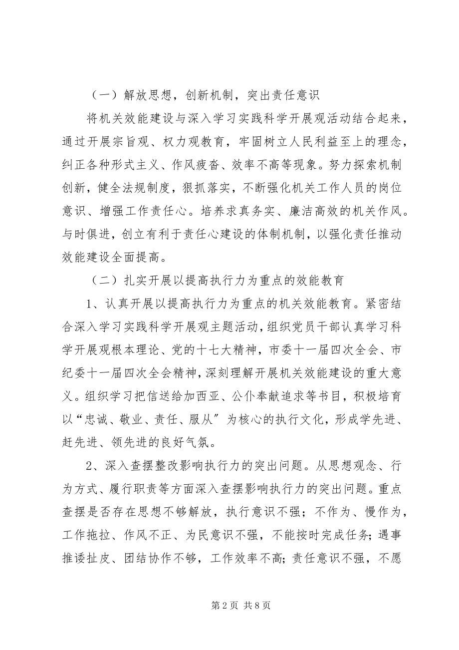 2023年机关效能建设实施方案.docx_第2页