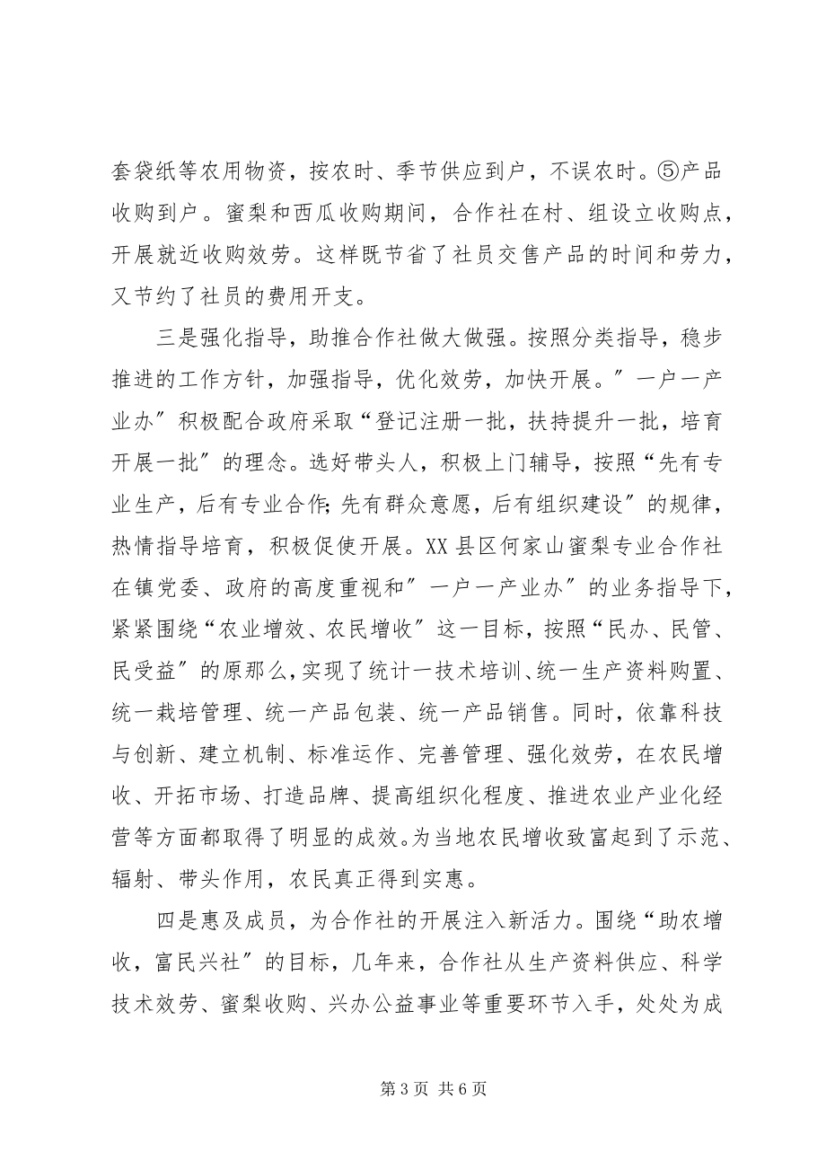 2023年蜜梨专业合作社典型材料.docx_第3页