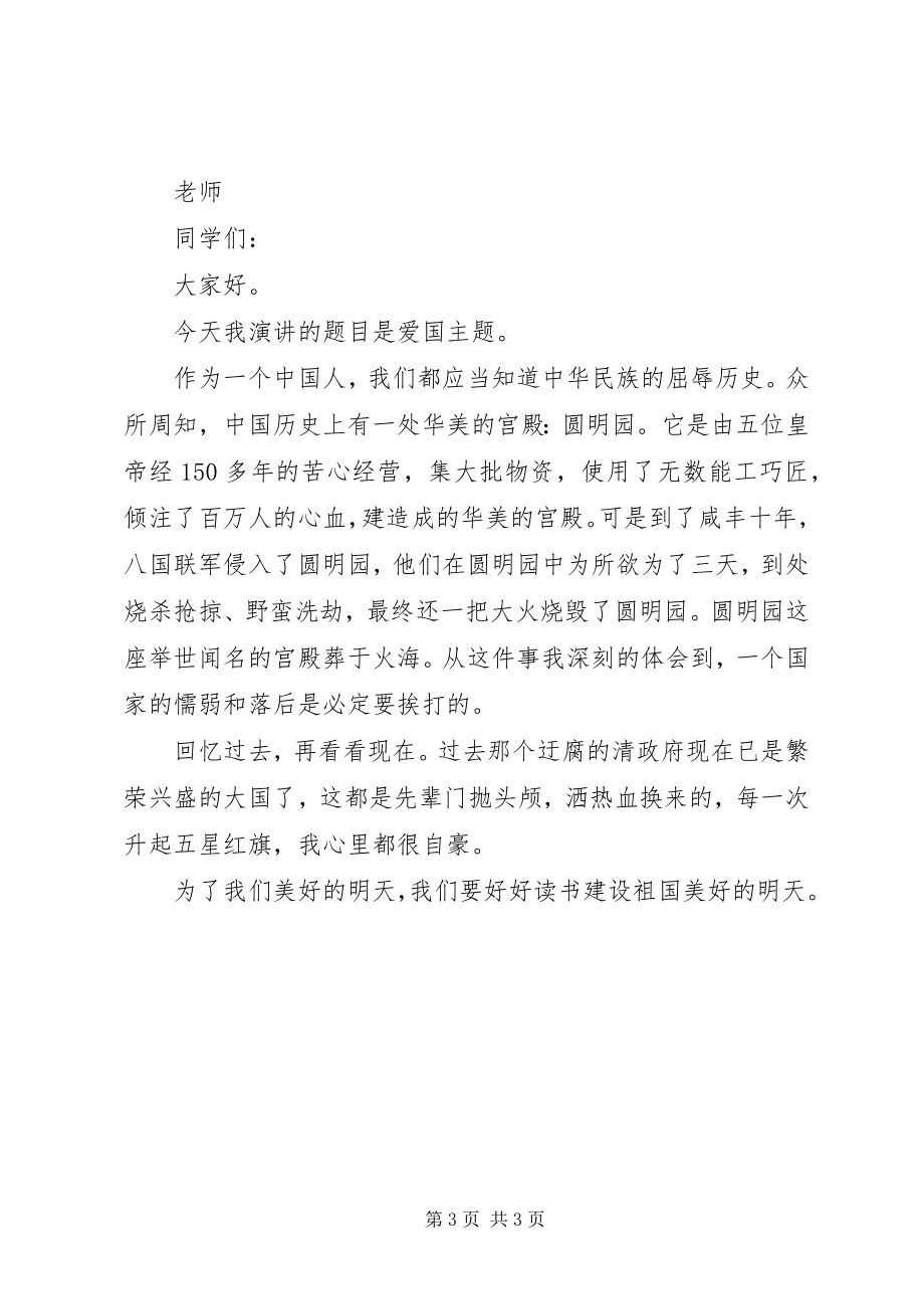 2023年爱国演讲稿的格式新编.docx_第3页