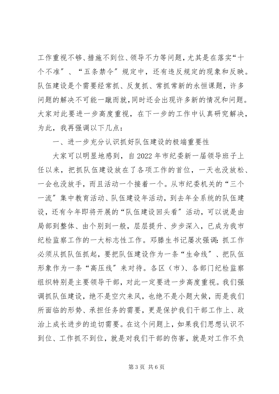 2023年纪检监察队伍建设工作致辞.docx_第3页