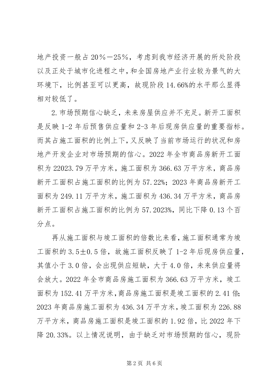 2023年对房地产业发展的思考.docx_第2页