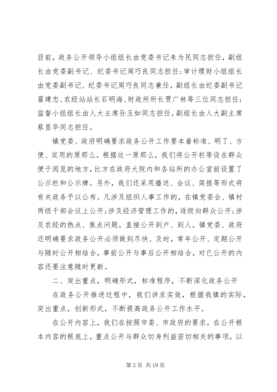 2023年乡镇政务公开工作总结3篇.docx_第2页