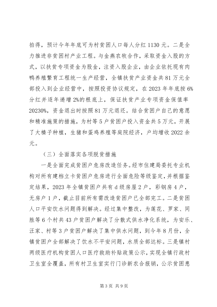 2023年脱贫攻坚工作总结和工作安排.docx_第3页