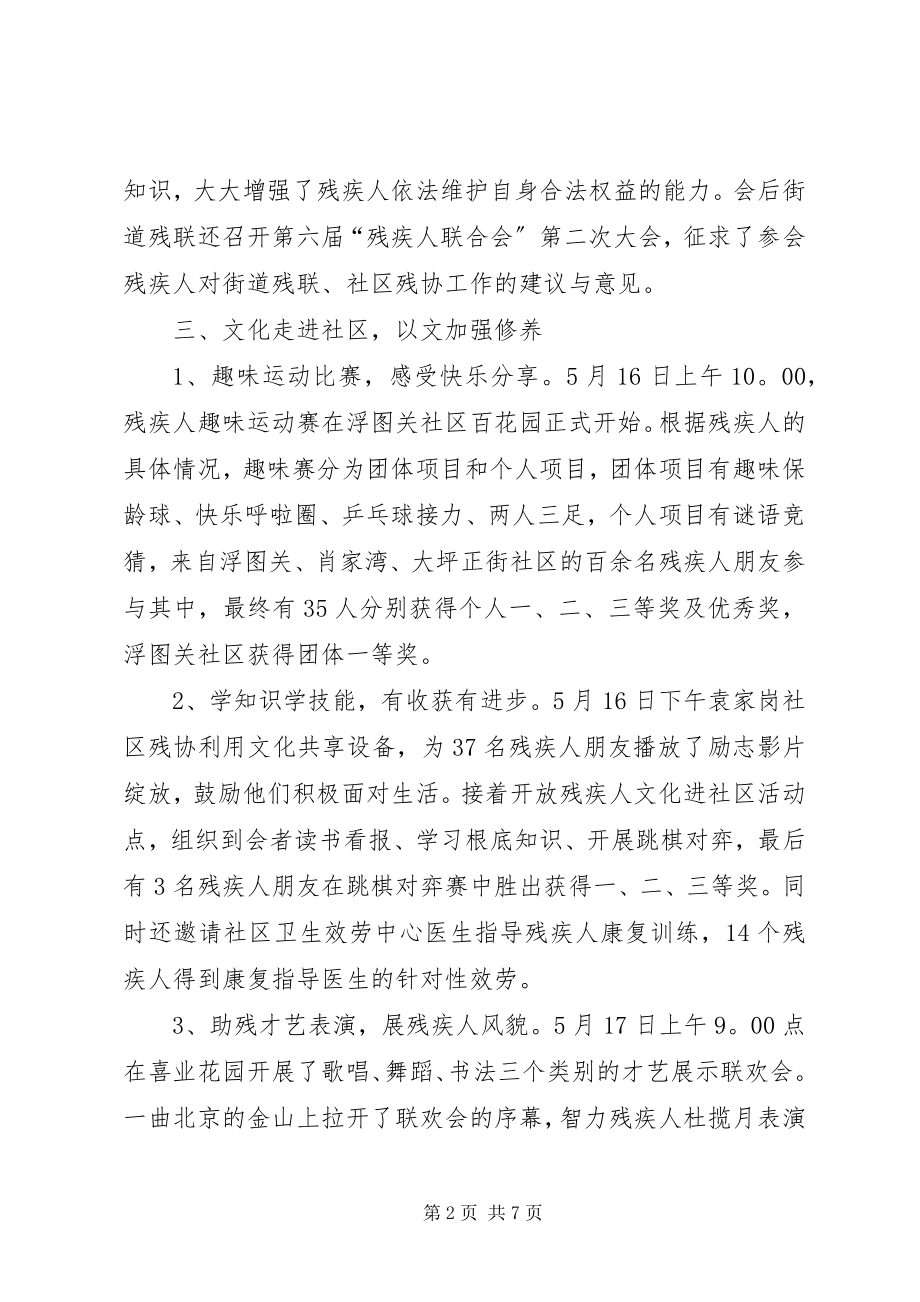 2023年助残日活动总结助残日活动总结.docx_第2页