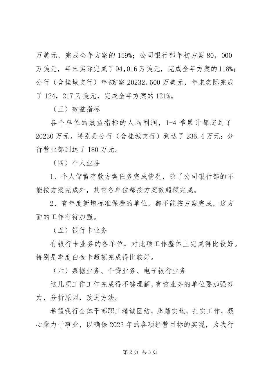 2023年银行行长在年末经营会致辞.docx_第2页