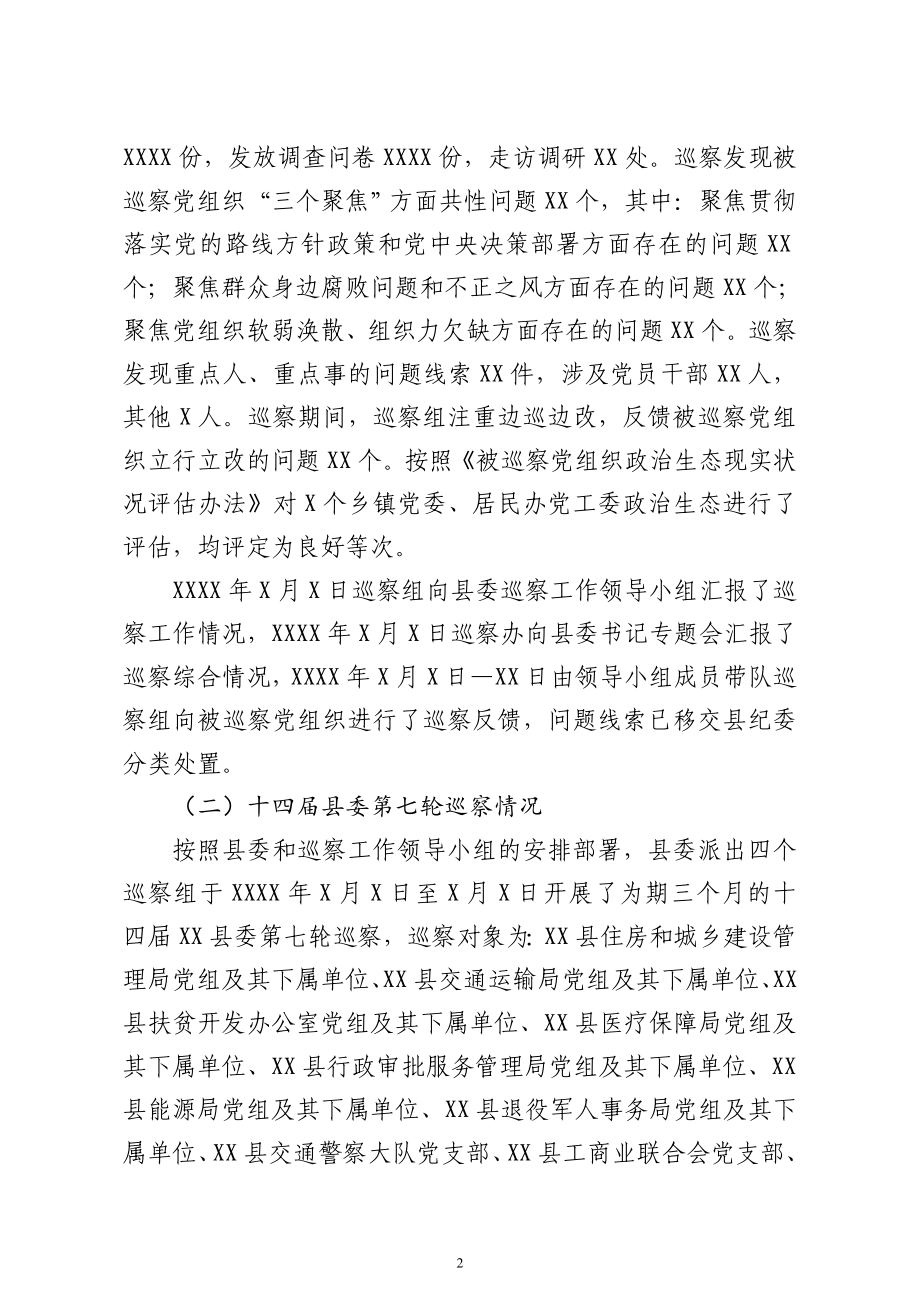 巡察办2020年度巡察工作总结.doc_第2页