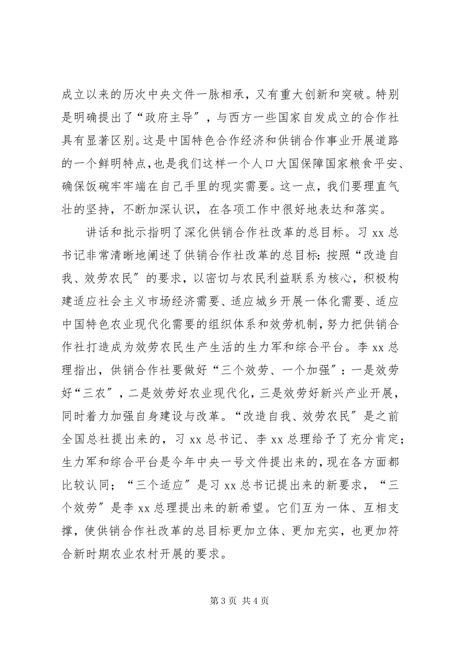 2023年县级供销合作社半年工作总结大会致辞稿.docx_第3页