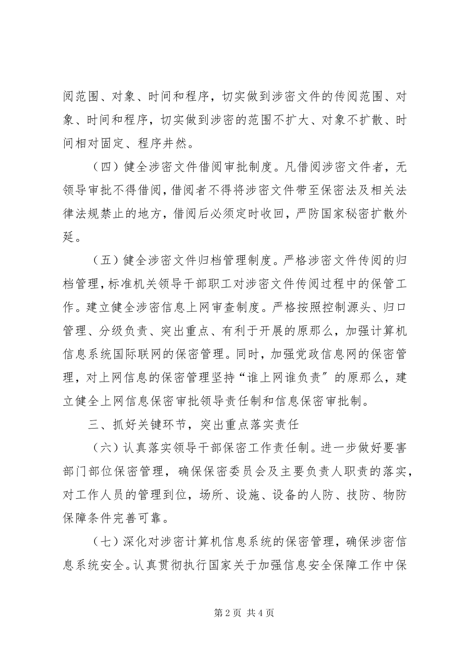 2023年XX保密委员会办公室工作要点.docx_第2页