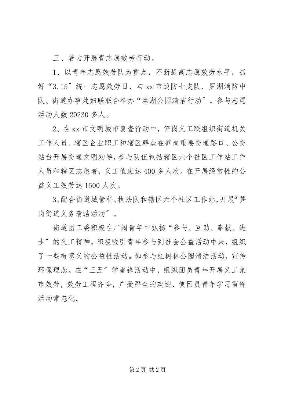 2023年街道团工委度工作总结.docx_第2页