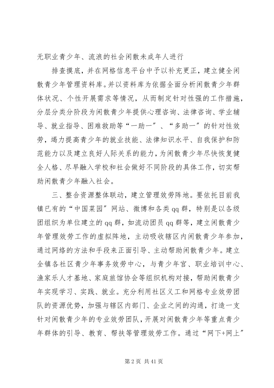 2023年浅谈创新加强闲散青少年管理服务工作.docx_第2页