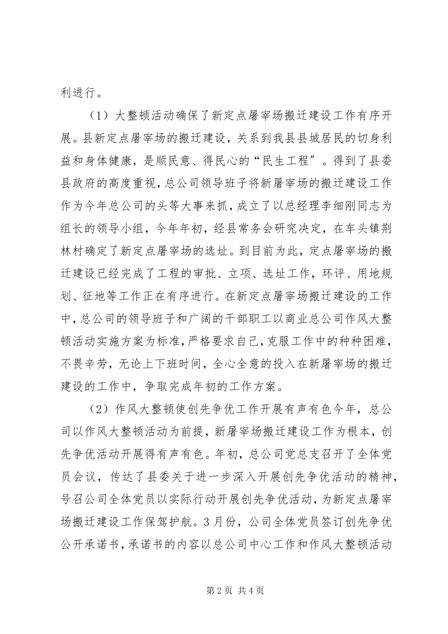 2023年商业总公司作风大整顿活动情况汇报.docx_第2页