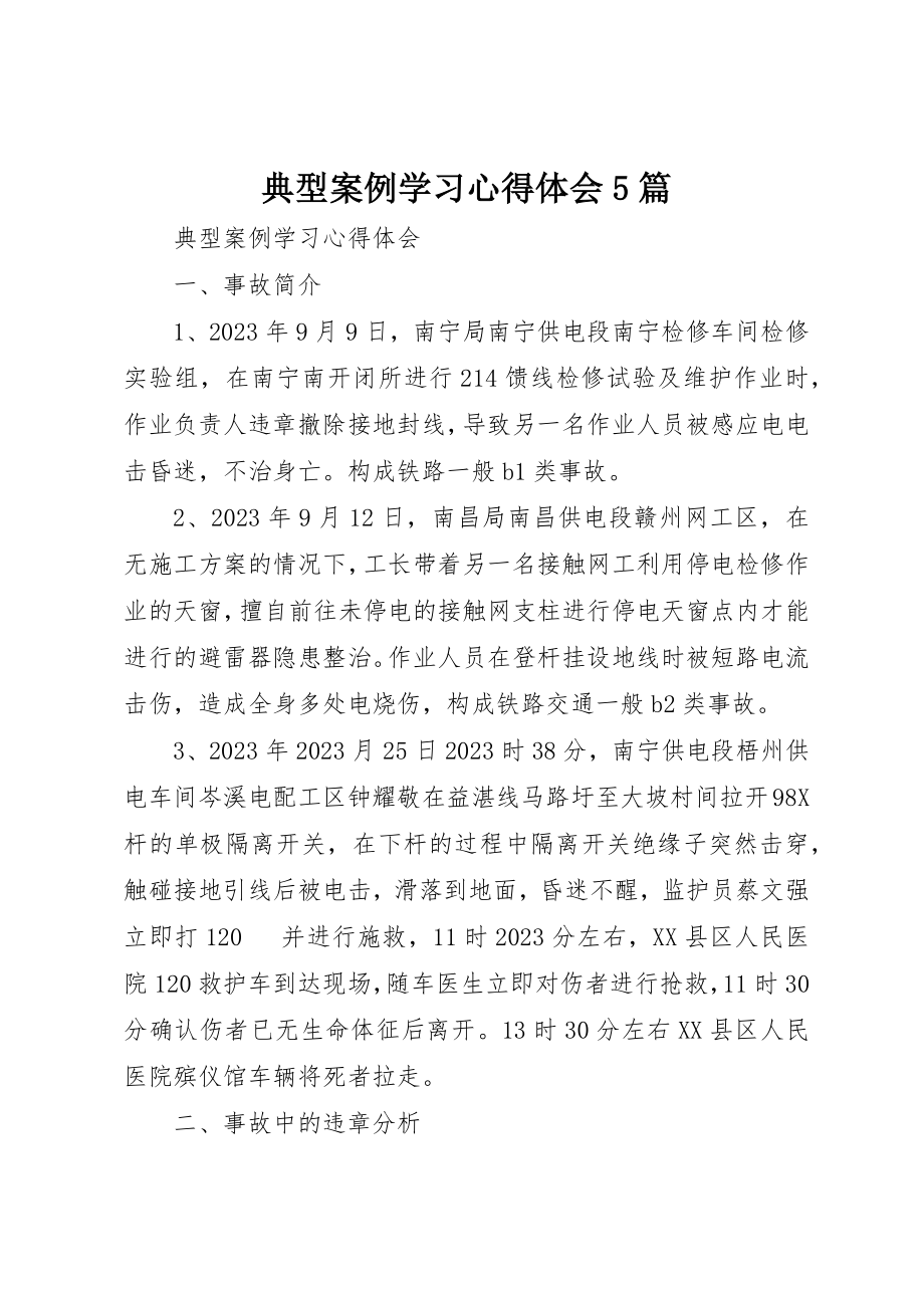 2023年典型案例学习心得体会5篇.docx_第1页